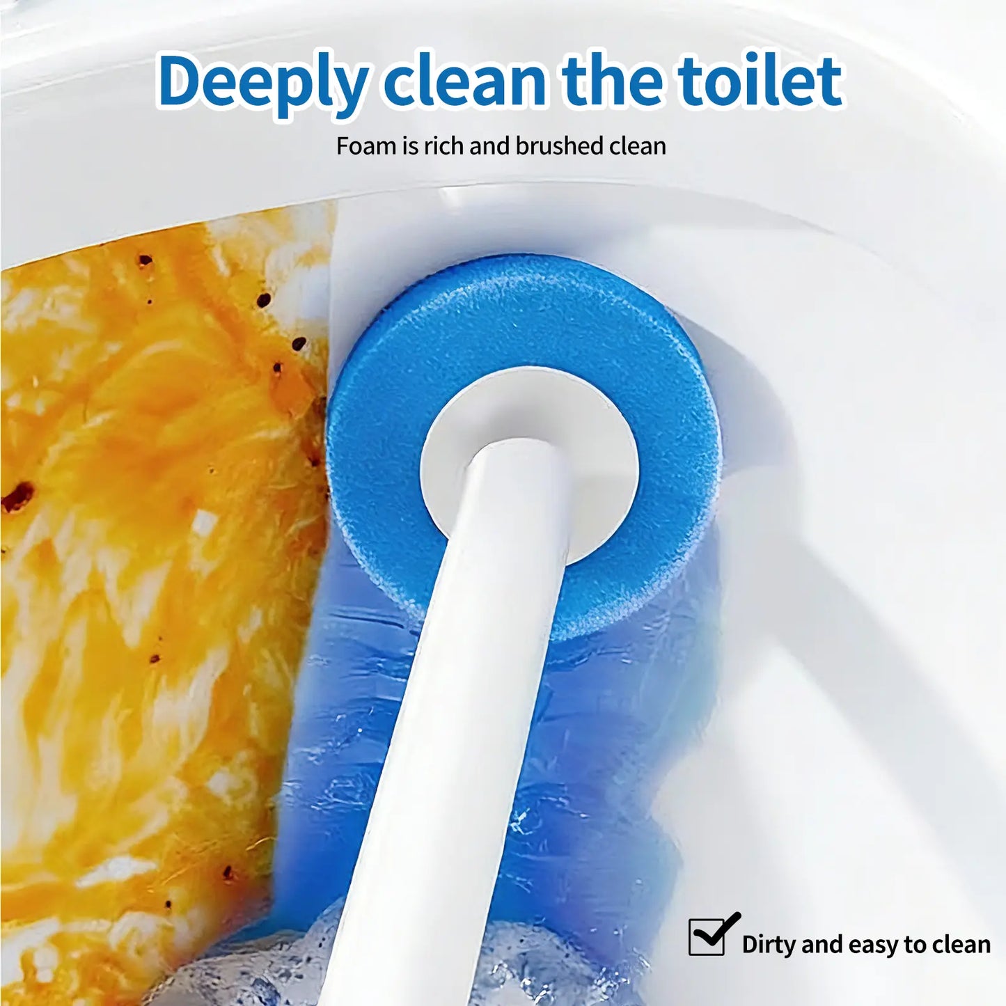 Disposable Toilet Brush Kit | No-Touch Toilet Cleaner