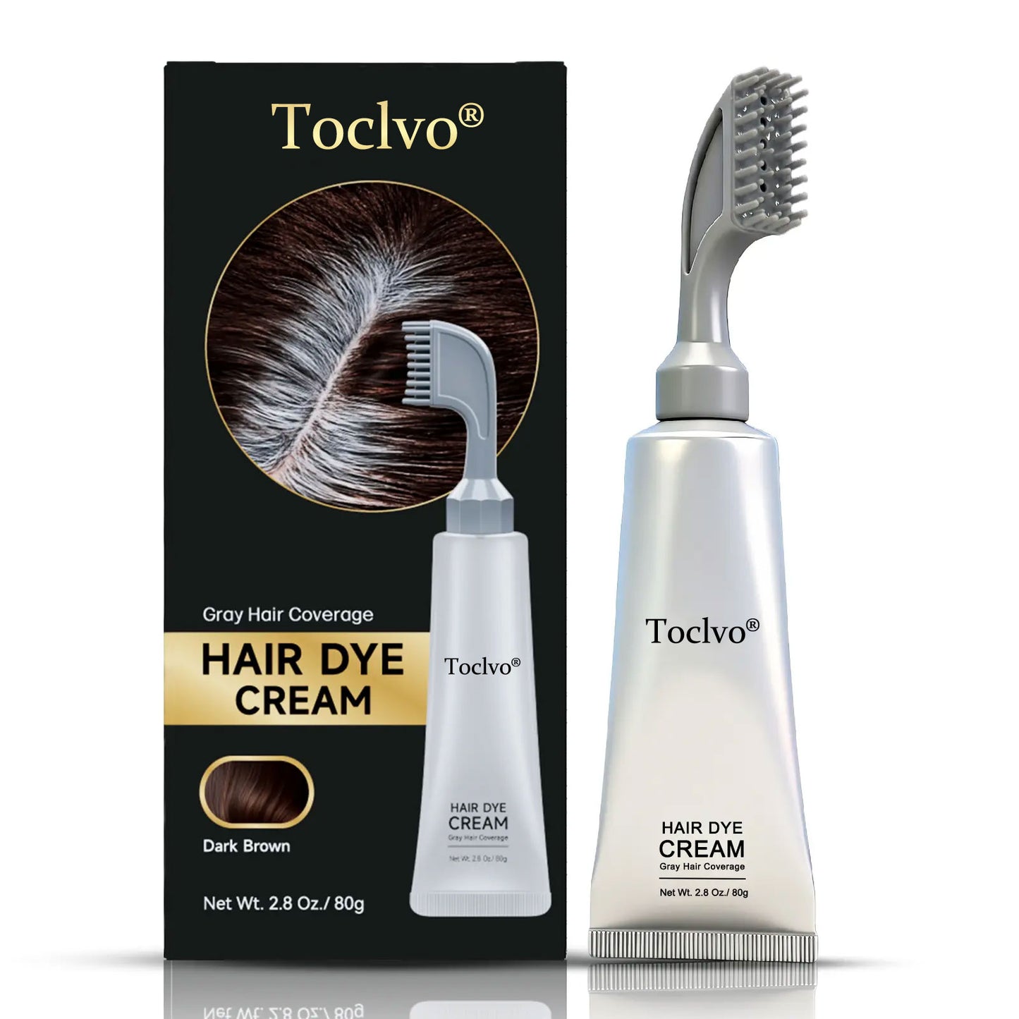 ✨50% OFF! 🌿 Plant-Based Comb-In Hair Dye – Easy, Gray Coverage, Nourishing Formula ✨
