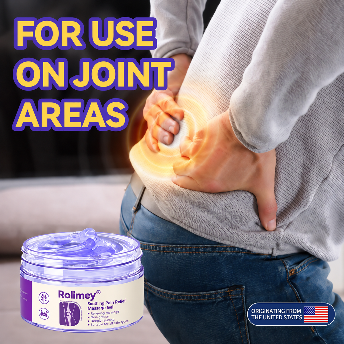 👨‍⚕️🦴Rolimey® Turmeric & Emu Oil Arthritis Soothing Pain Relief Massage Gel🛡️