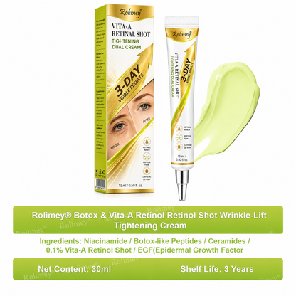 🍈Rolimey® Botox & Vita-A Retinol Shot Wrinkle-Lift Tightening cream - Last Day Promotion 70% OFF