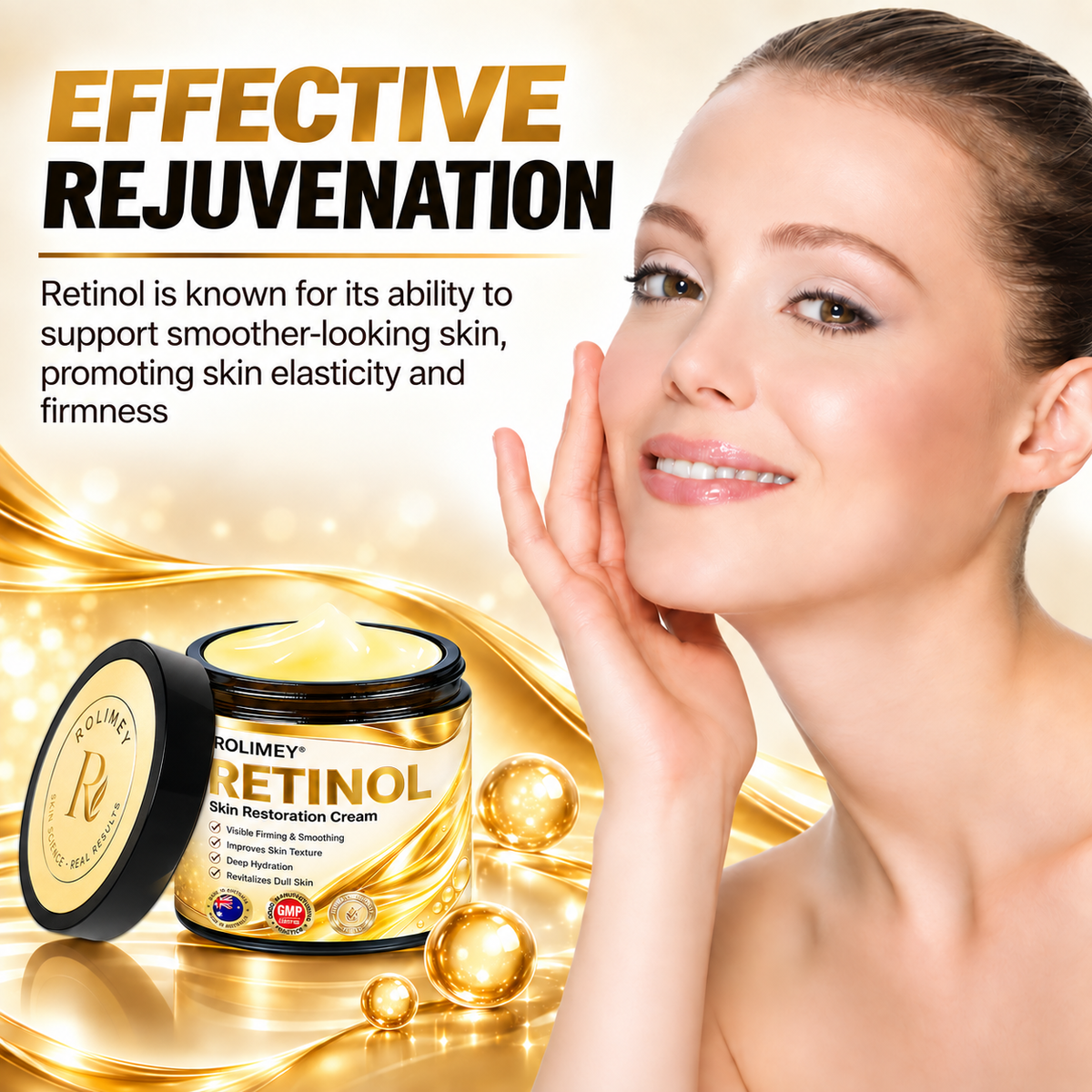 🍇2026 New Rolimey® Retinol Advanced Skin Restoration Cream | Botox-Inspired Firming & Smoothing Care for All Skin Types
