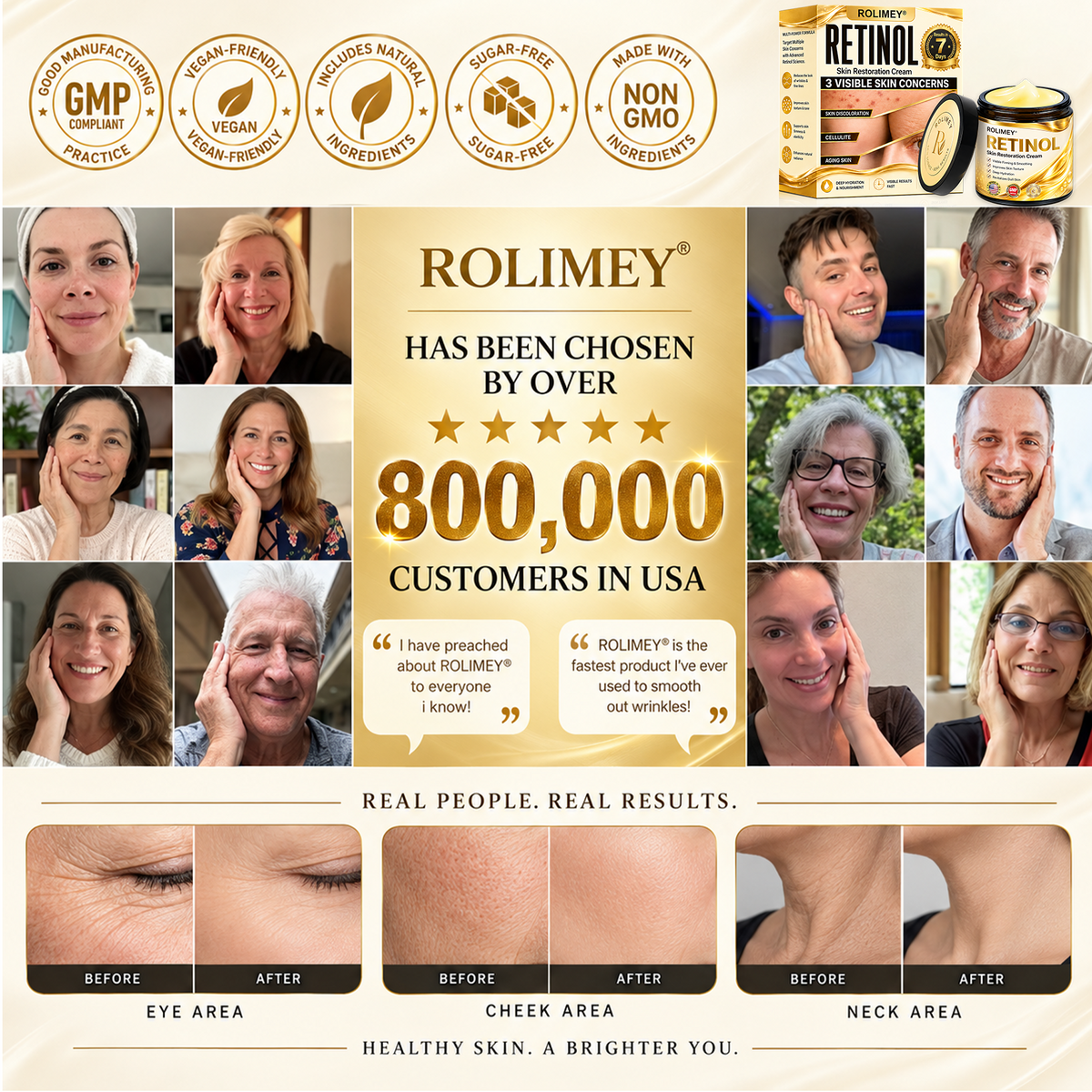 🎁2026 New Rolimey® Retinol Advanced Skin Restoration Cream | Botox-Inspired Firming & Smoothing Care for All Skin Types