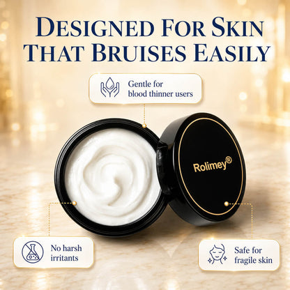 💥 2026 Best-Selling Skin Care | Rolimey® Bruise Care Cream | Advanced Care for Fragile, Aging & Bruise-Prone Skin