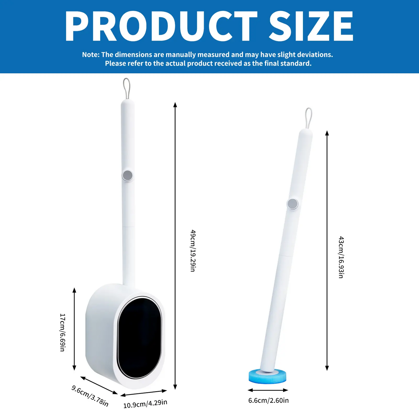 Disposable Toilet Brush Kit | No-Touch Toilet Cleaner