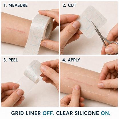 💖🎁TRILUMIA® SILICONE SCAR THERAPY ROLL  Help Soften, Flatten & Improve the Appearance of Raised Scars