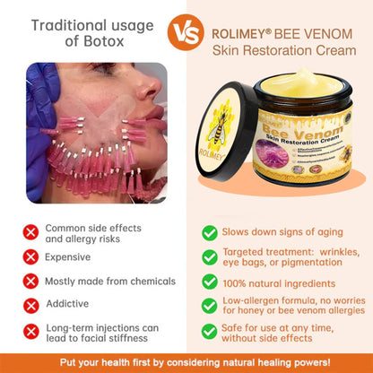 👨‍⚕️👨‍⚕️: Bee Venom · Botox Advanced Skin Rescue — Specifically Formulated for Paper-Thin, Fragile & Easy-Bruising Skin