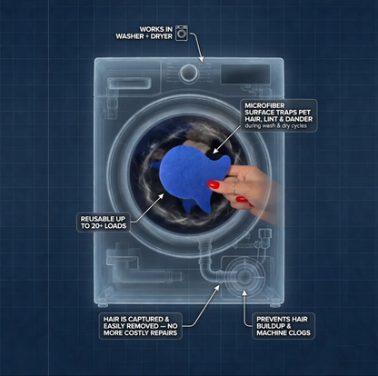 Laundry Pet Hair Removal Fish