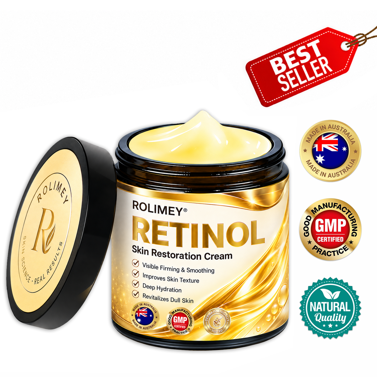 🍇2026 New Rolimey® Retinol Advanced Skin Restoration Cream | Botox-Inspired Firming & Smoothing Care for All Skin Types