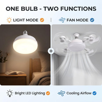 🔥Remote-Controlled LED Ceiling Fan Light