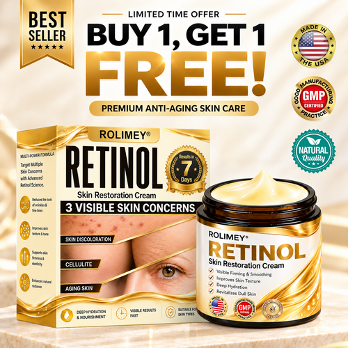 🎁2026 New Rolimey® Retinol Advanced Skin Restoration Cream | Botox-Inspired Firming & Smoothing Care for All Skin Types