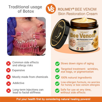 🎁💎 Rolimey® Bee venom Pro Comprehensive Cream —Tightening for Skin Types 🔥