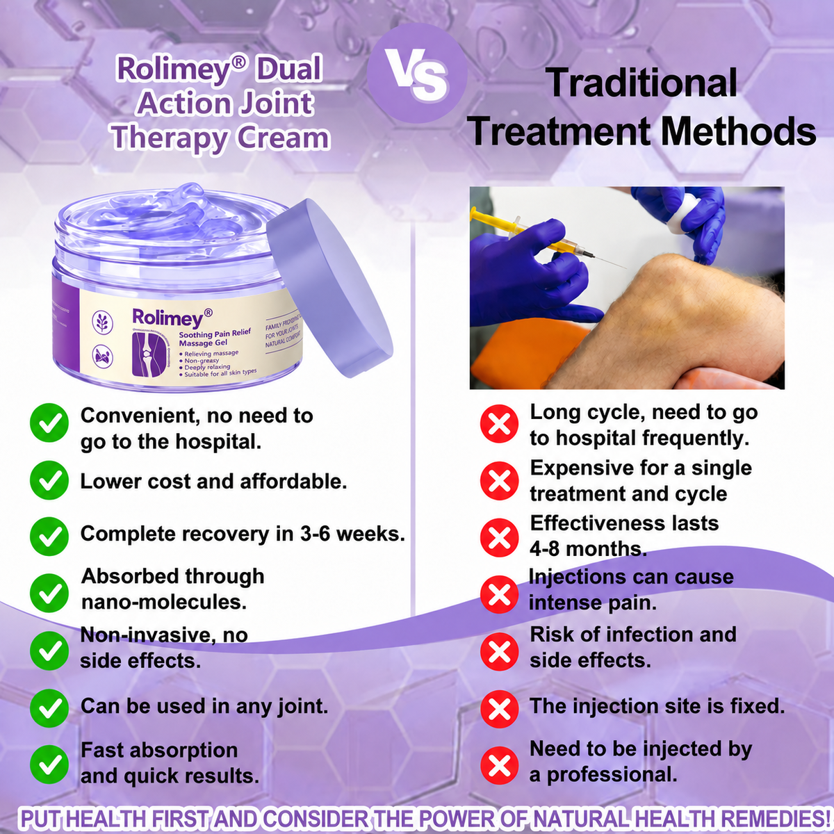 👨‍⚕️🦴Rolimey® Turmeric & Emu Oil Arthritis Soothing Pain Relief Massage Gel🛡️