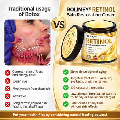 🎁2026 New Rolimey® Retinol Advanced Skin Restoration Cream | Botox-Inspired Firming & Smoothing Care for All Skin Types