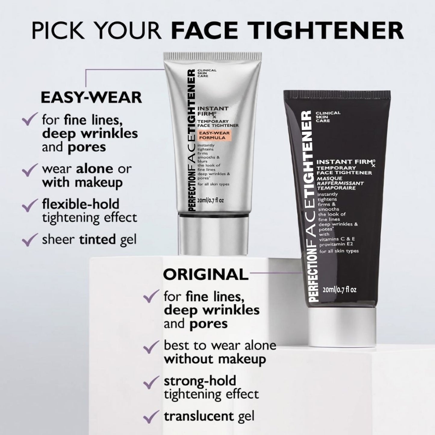 🔥Last Day 70% OFF🔥Instant Firming Temporary Face Tightener Easy-Wear Formula