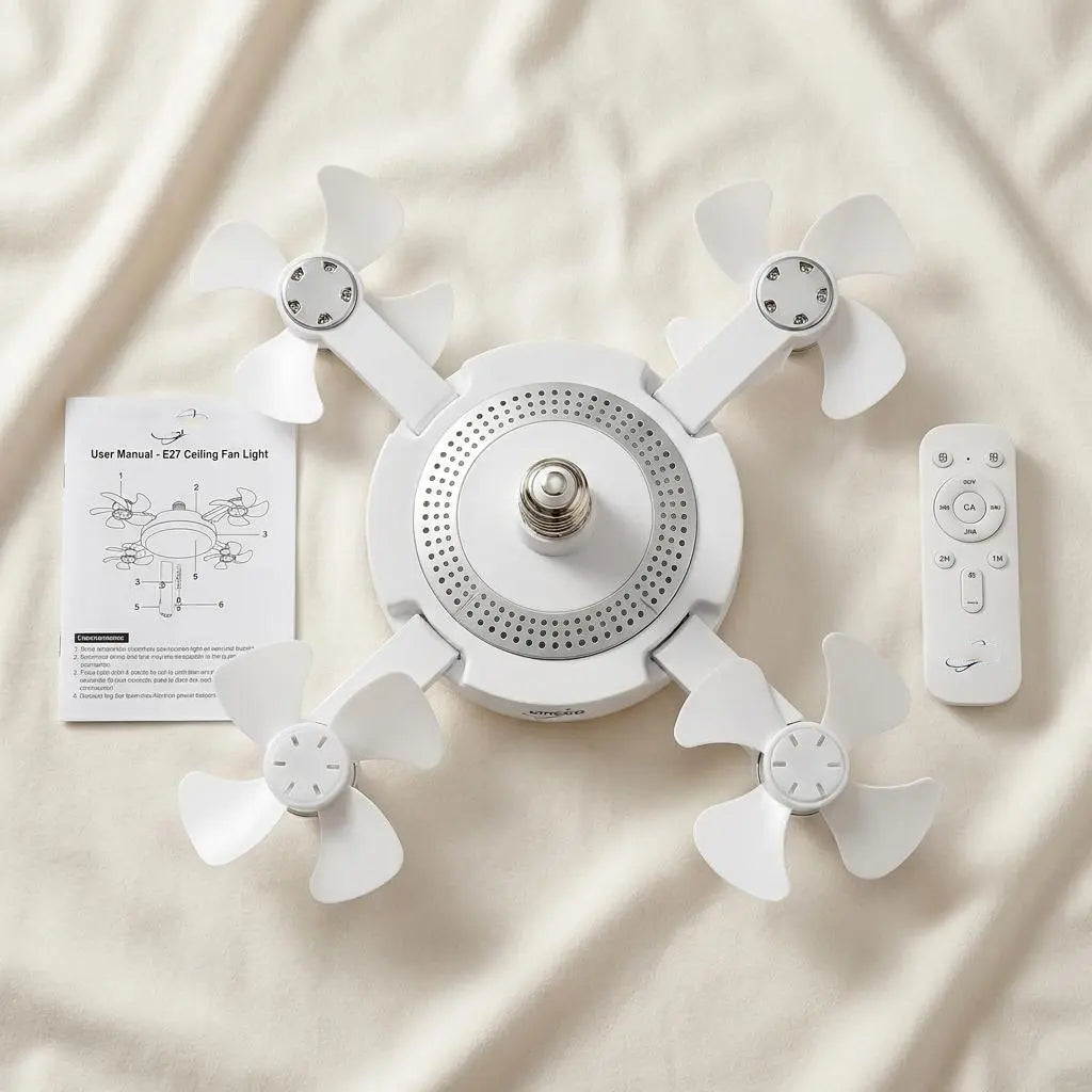 🔥Remote-Controlled LED Ceiling Fan Light