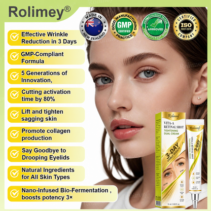 🍈Rolimey® Botox & Vita-A Retinol Shot Wrinkle-Lift Tightening cream - Last Day Promotion 70% OFF