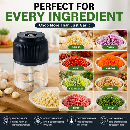 🔥50% off on the last day | 🎁Still Chopping Garlic by Hand? This Kitchen Gadget Does It in 3 Seconds🔥