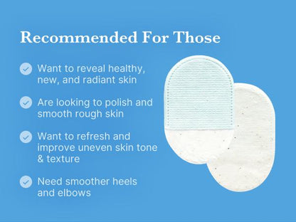 DOCTIA® Body Gommage Exfoliating Pad 8ea for bumpy skin flaky skin body scrub