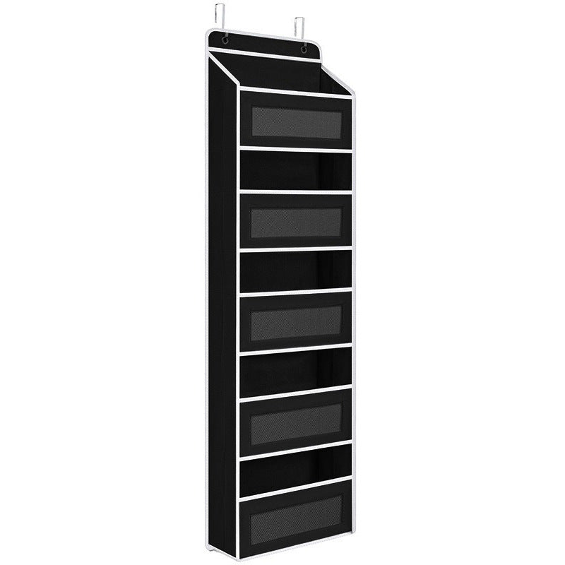 🚪 Over the Door Organizer with 5 Shelves & 10 Mesh Pockets | Heavy-Duty Hanging Door Storage, 55lbs Capacity, Space Saver for Bedroom, Bathroom, Nursery & Dorm