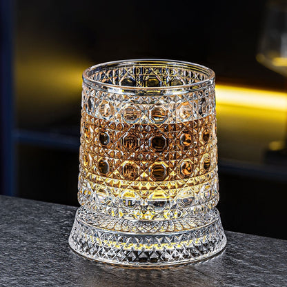 Spinning Stress Relief Crystal Wine Tumbler
