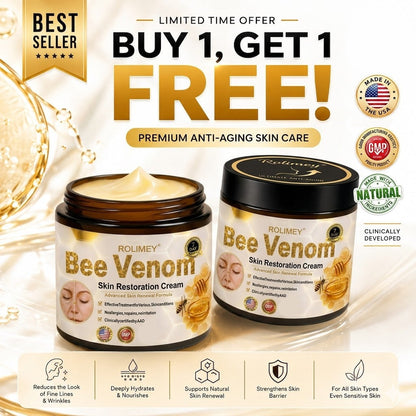 🎁💎 Rolimey® Bee venom Pro Comprehensive Cream —Tightening for Skin Types 🔥
