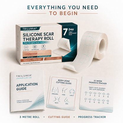 💖🎁TRILUMIA® SILICONE SCAR THERAPY ROLL  Help Soften, Flatten & Improve the Appearance of Raised Scars