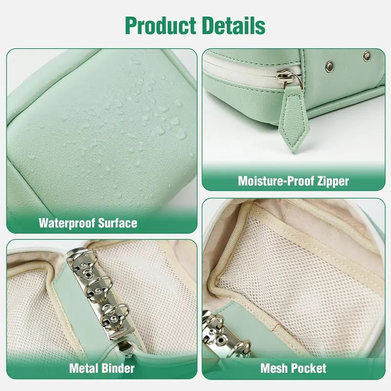 🔥Waterproof Pill Pouch Set, 14pcs Bags Inside, A8 Waterproof Pill Organizer Set, 7 to 14 Days of Meds