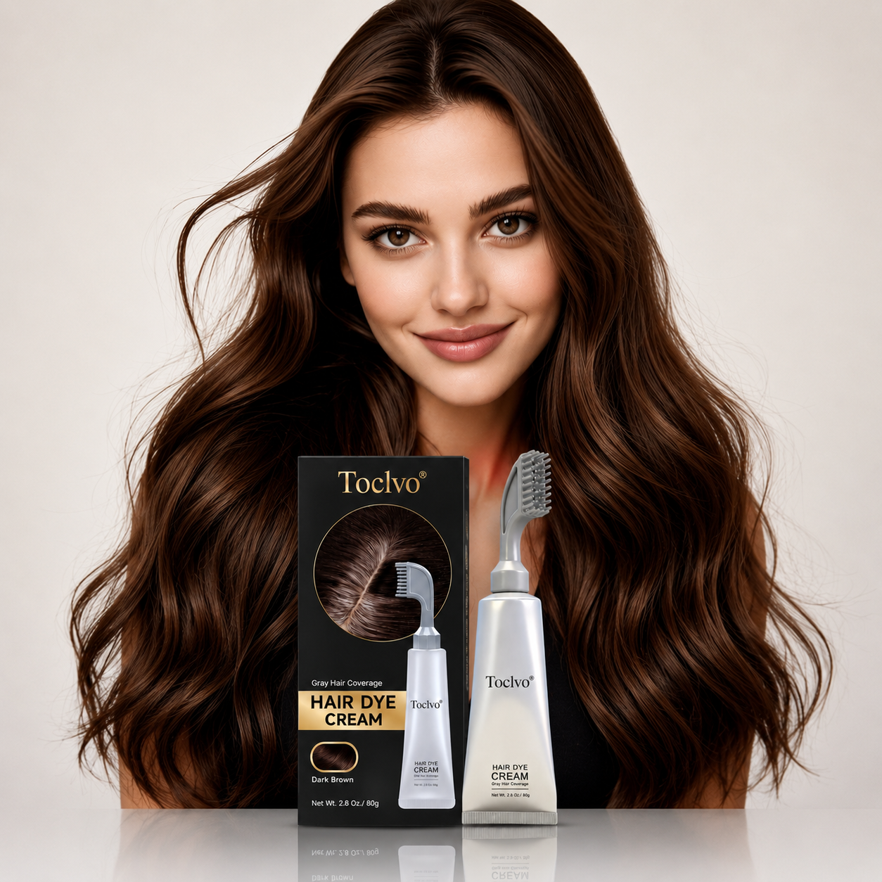 ✨50% OFF! 🌿 Plant-Based Comb-In Hair Dye – Easy, Gray Coverage, Nourishing Formula ✨