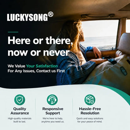 LUCKYSONG® 4-in-1 Puffy Travel Makeup & Toiletry Bag