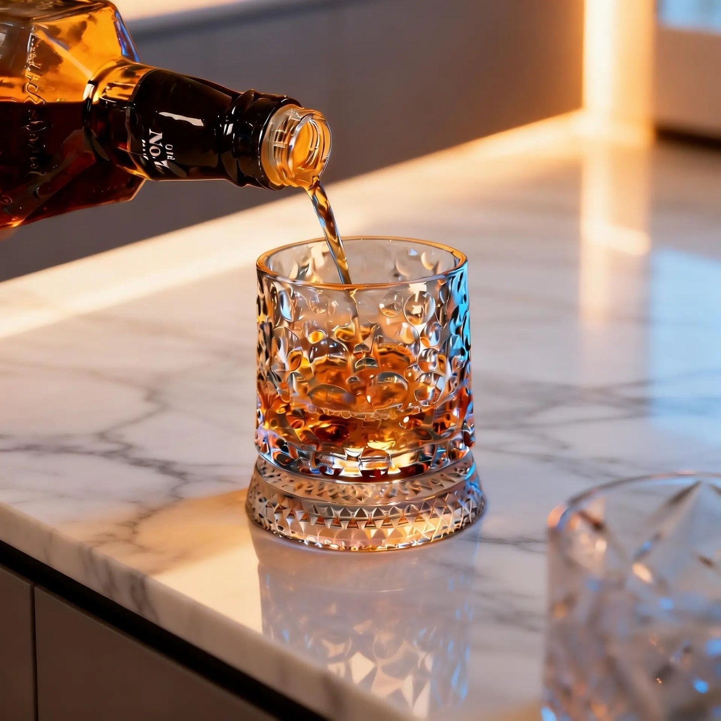 Spinning Stress Relief Crystal Wine Tumbler